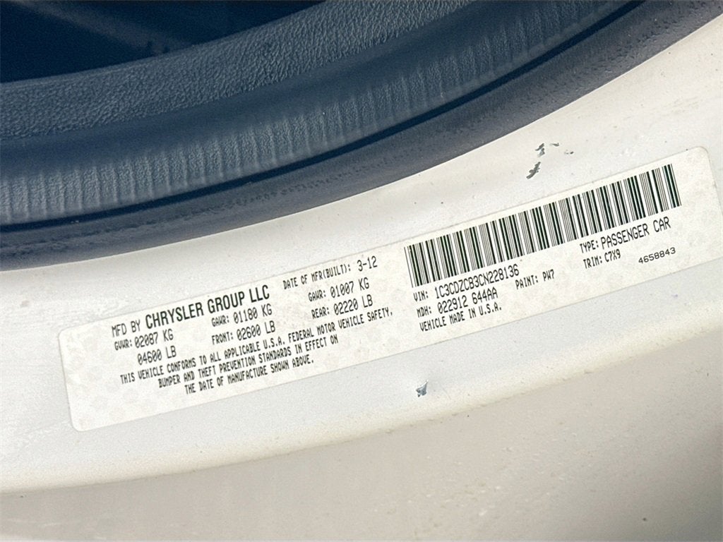 2012 Dodge Avenger SXT