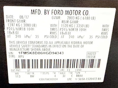 2017 Ford Explorer XLT