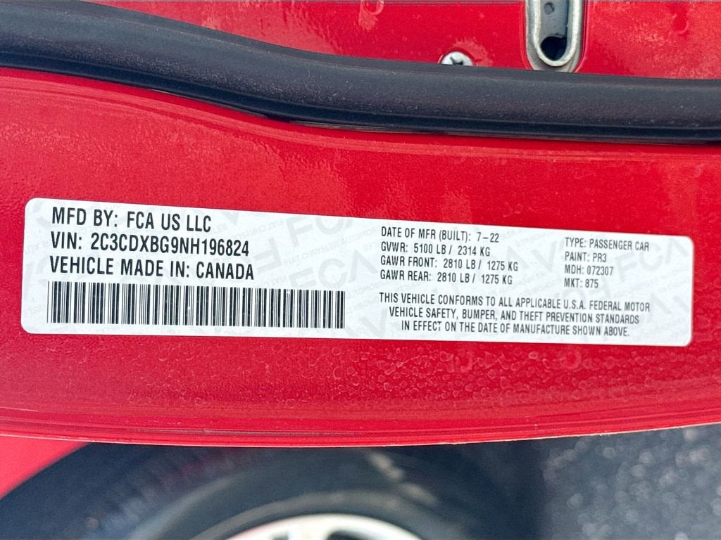 2022 Dodge Charger SXT RWD