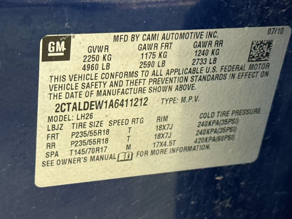 2010 GMC Terrain SLE-2