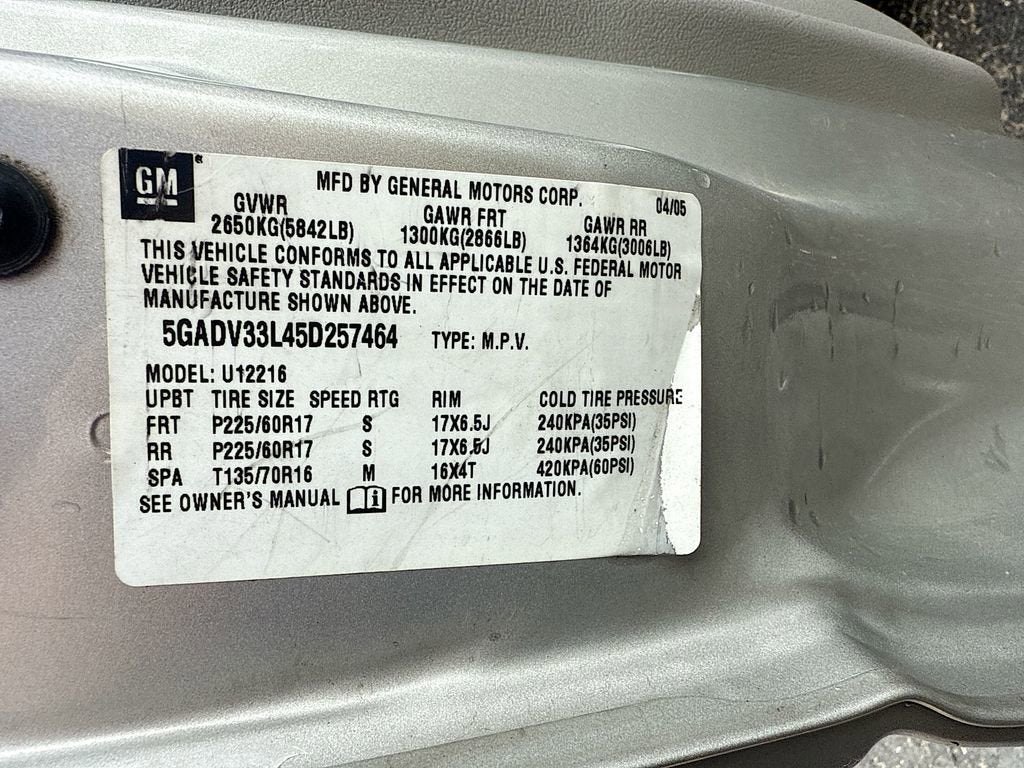 2005 Buick Terraza CXL