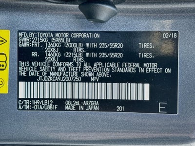 2018 Lexus RX 350L Premium