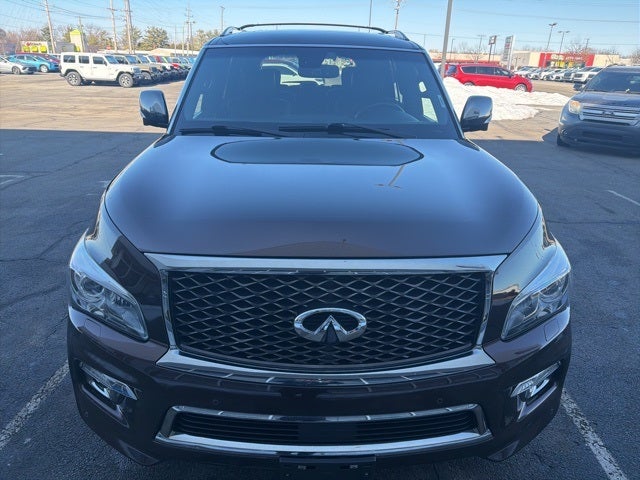 Used 2015 INFINITI QX80 Base with VIN JN8AZ2NEXF9083083 for sale in Columbus, IN