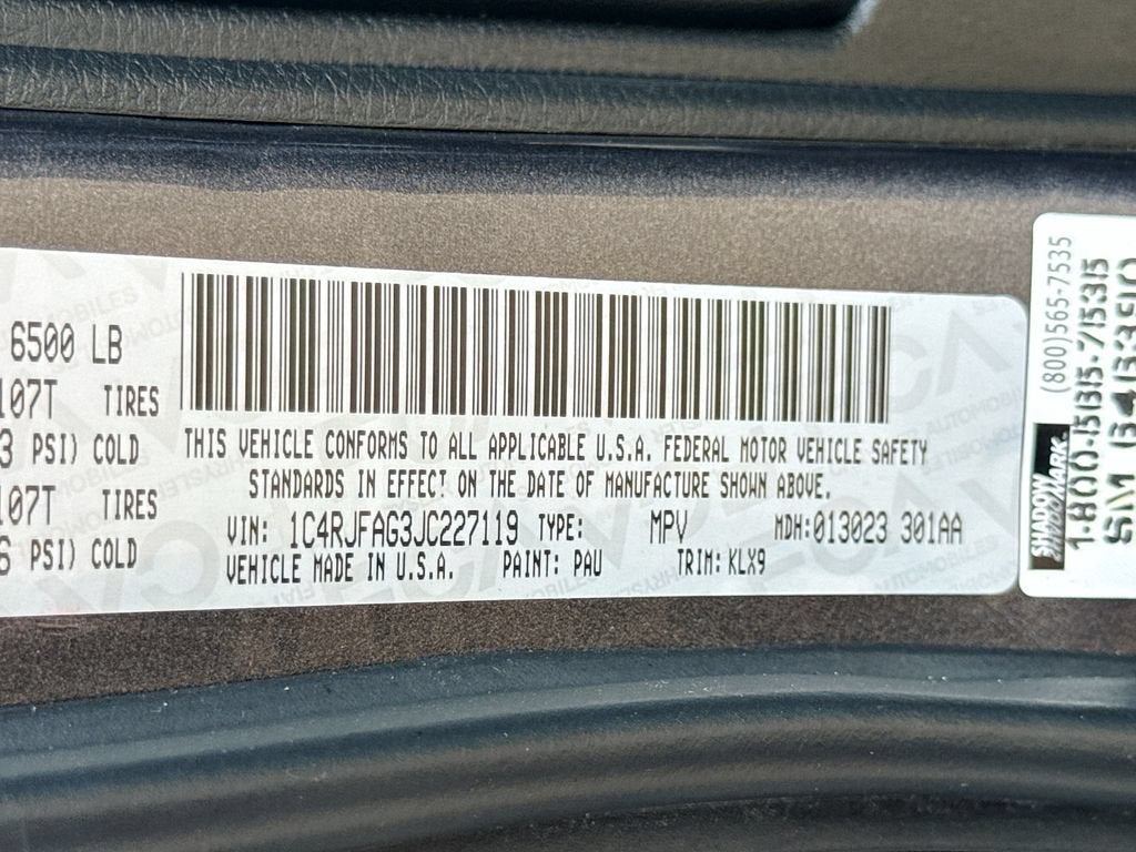 2018 Jeep Grand Cherokee Altitude 4x4