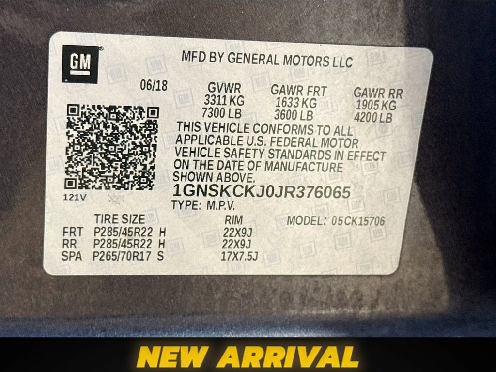 2018 Chevrolet Tahoe Premier