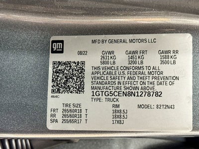 2022 GMC Canyon Elevation