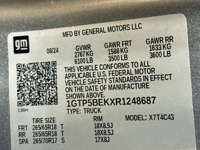 2024 GMC Canyon Elevation