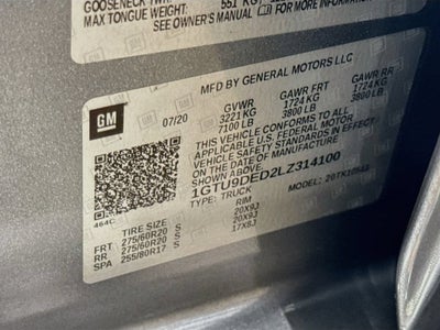 2020 GMC Sierra 1500 SLT
