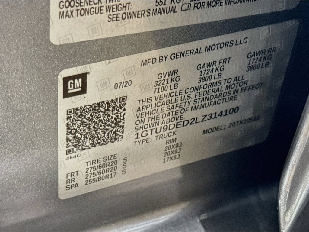 2020 GMC Sierra 1500 SLT