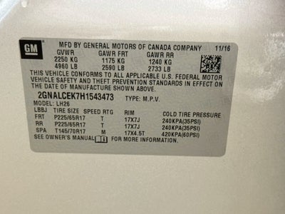 2017 Chevrolet Equinox LT