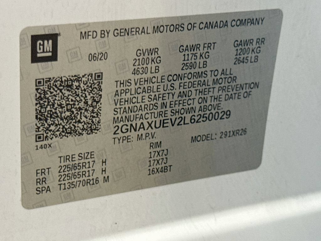 2020 Chevrolet Equinox LT