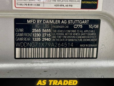 2009 Mercedes-Benz S-Class 5.5L V8