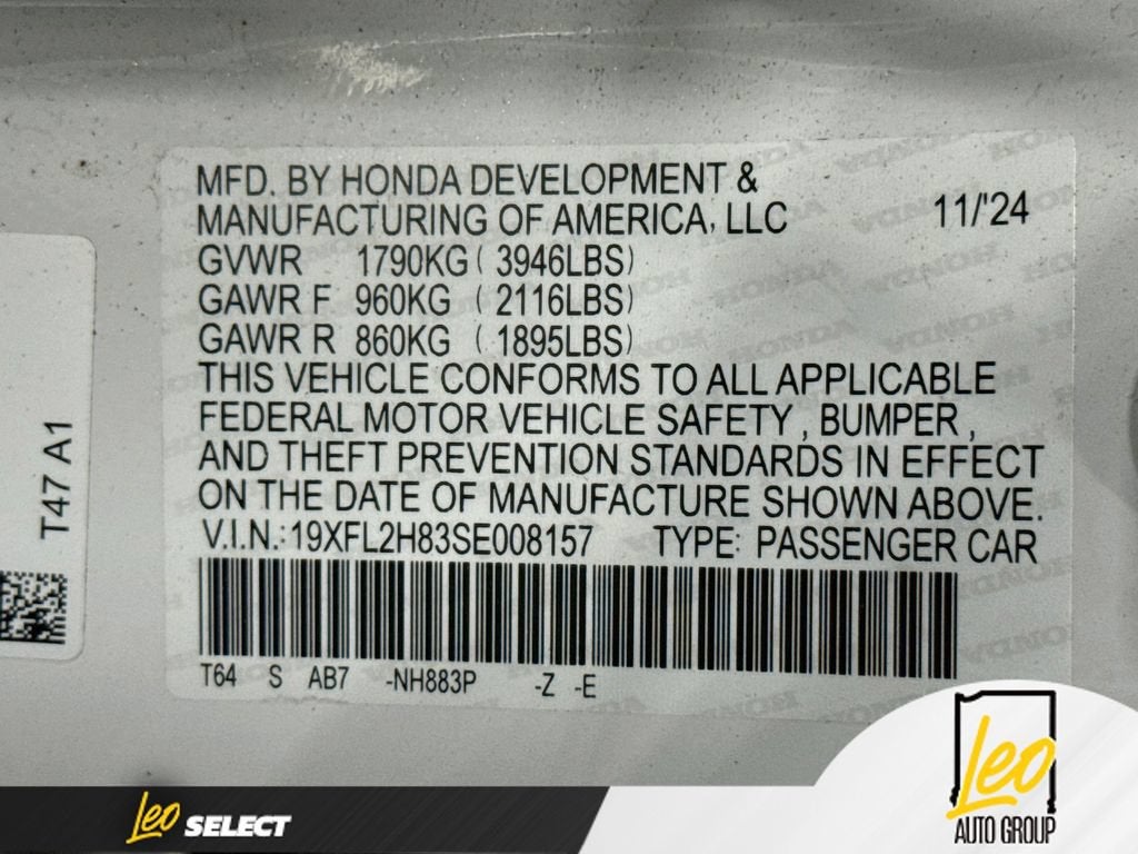 2025 Honda Civic Sedan Sport