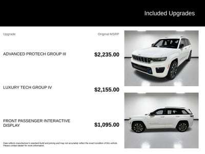 2022 Jeep Grand Cherokee 4xe Overland 4x4