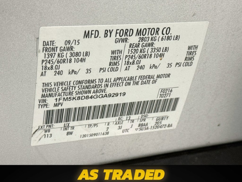 2016 Ford Explorer XLT