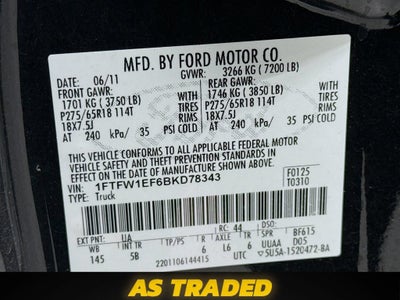 2011 Ford F-150 FX4