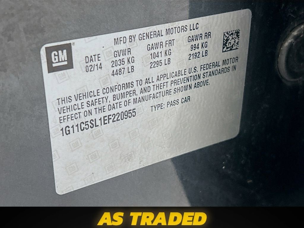 2014 Chevrolet Malibu LT