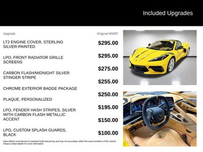 2026 Chevrolet Corvette Stingray 3LT