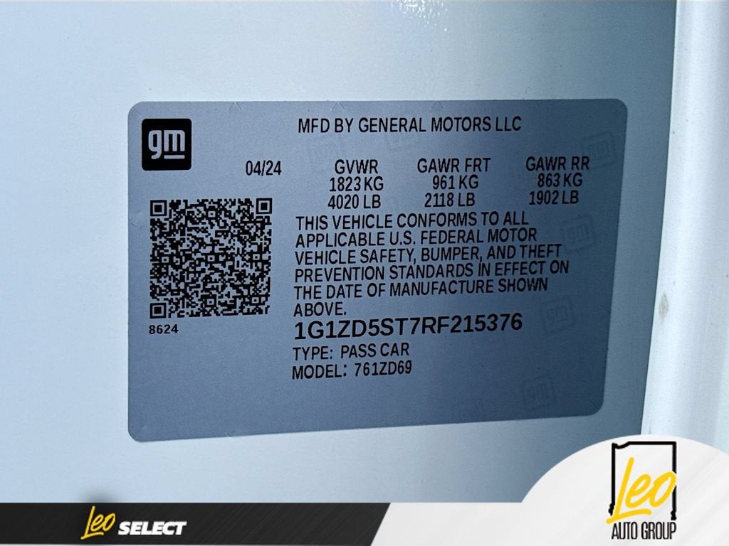 2024 Chevrolet Malibu 1LT
