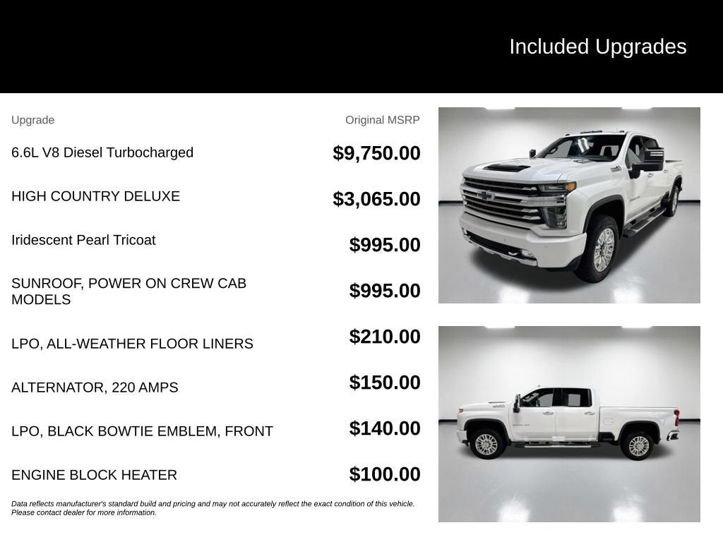 2020 Chevrolet Silverado 2500 HD High Country