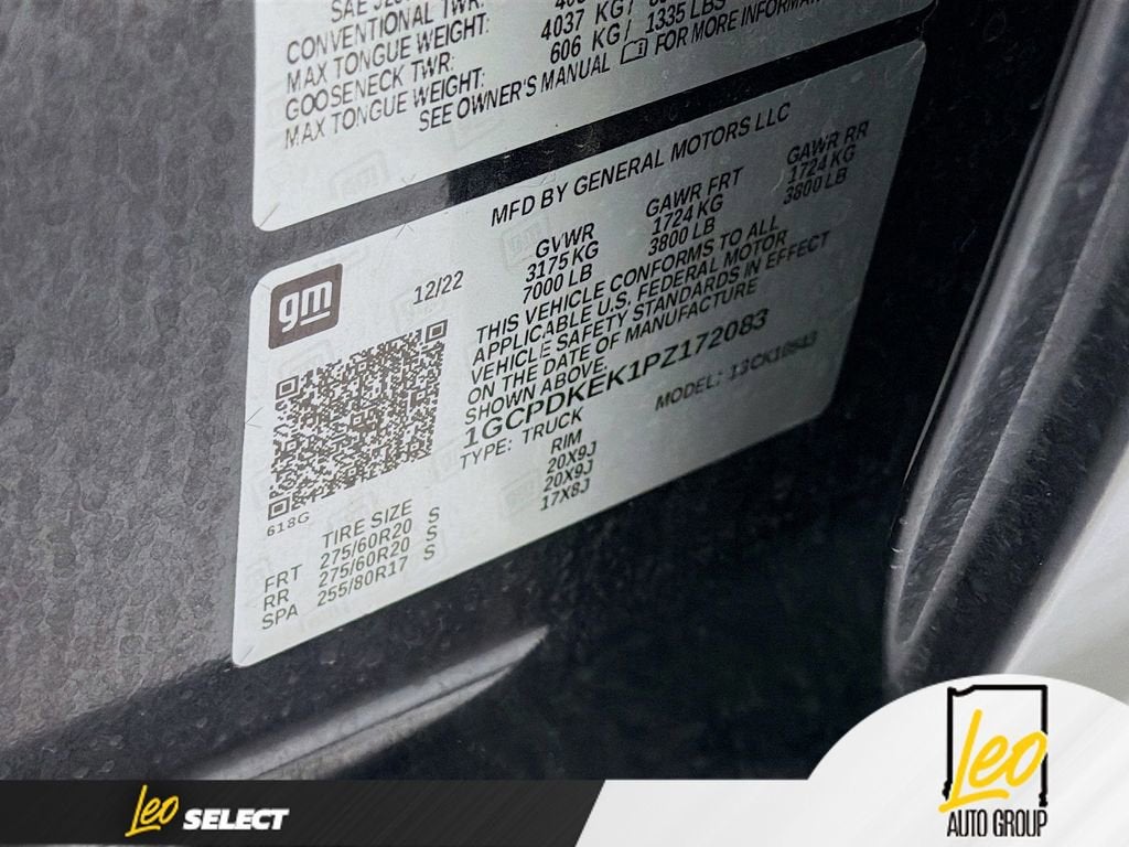 2023 Chevrolet Silverado 1500 LT (2FL)