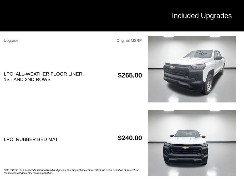 2025 Chevrolet Colorado WT/LT