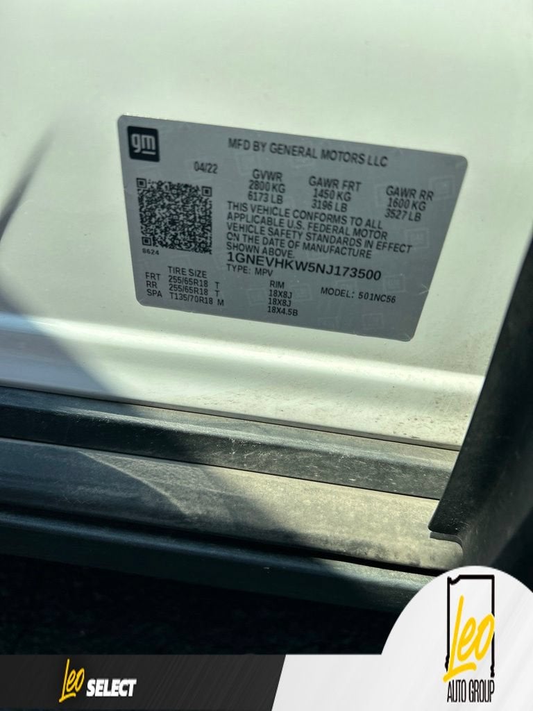 2022 Chevrolet Traverse LT Leather