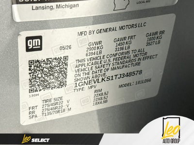 2026 Chevrolet Traverse RS