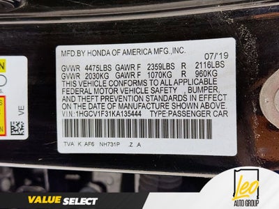 2019 Honda Accord Sedan Sport 1.5T