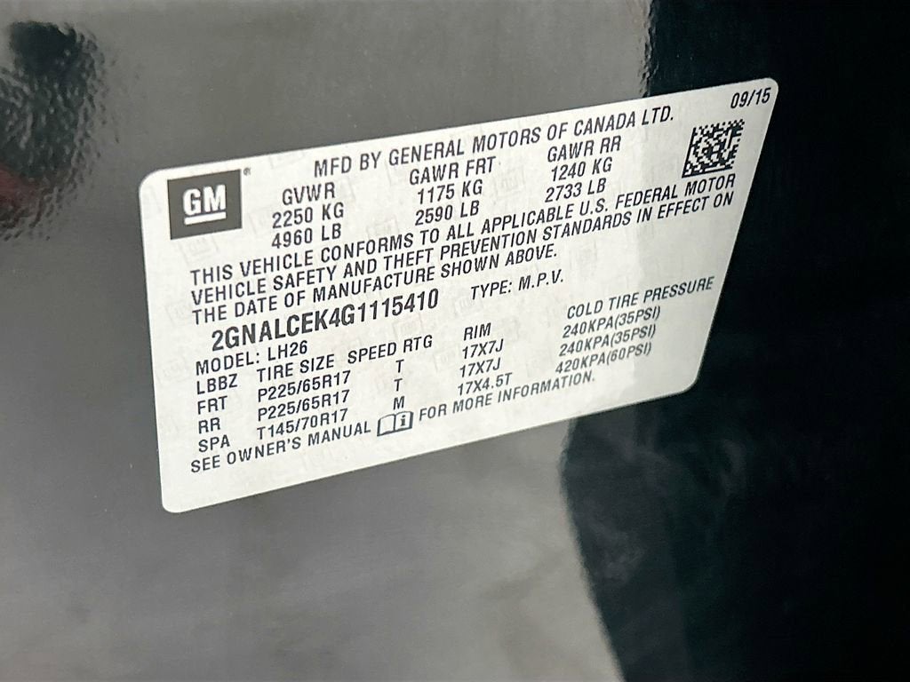 2016 Chevrolet Equinox LT