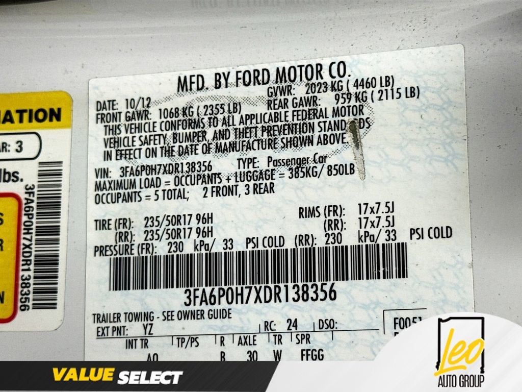 2013 Ford Fusion SE