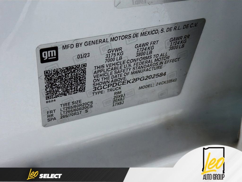 2023 Chevrolet Silverado 1500 Custom Trail Boss