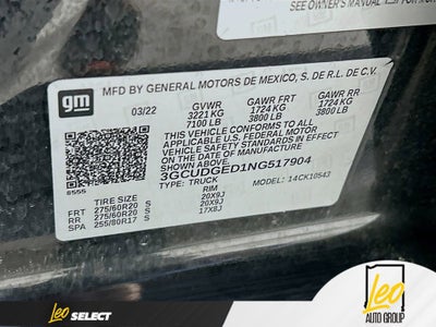 2022 Chevrolet Silverado 1500 LTZ