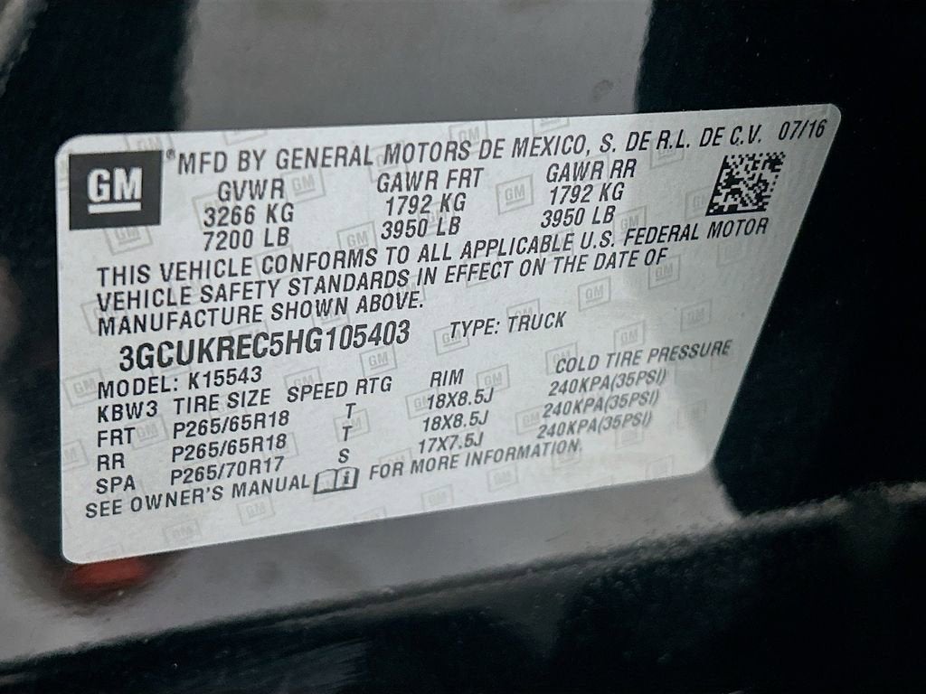 2017 Chevrolet Silverado 1500 LT