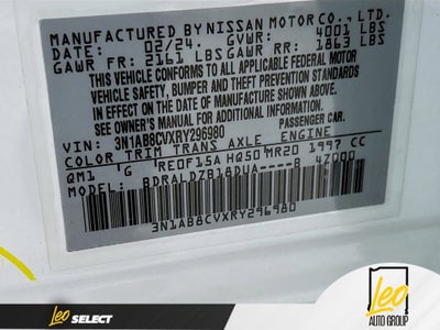 2024 Nissan Sentra SV