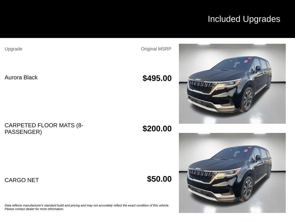 2022 Kia Carnival MPV EX