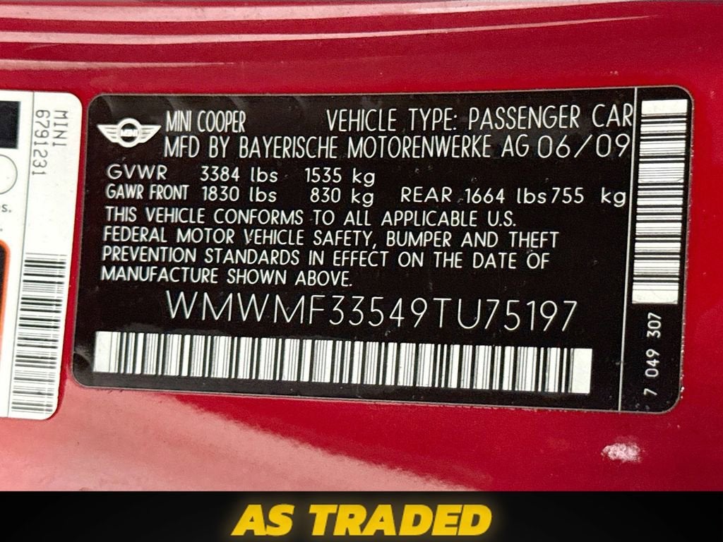 2009 MINI Cooper 2dr Cpe