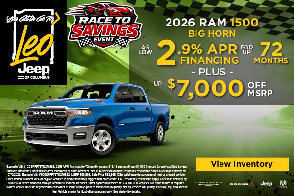 2026 Ram 1500 Big Horn