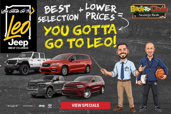 Check Out Our Vehicle Specials!