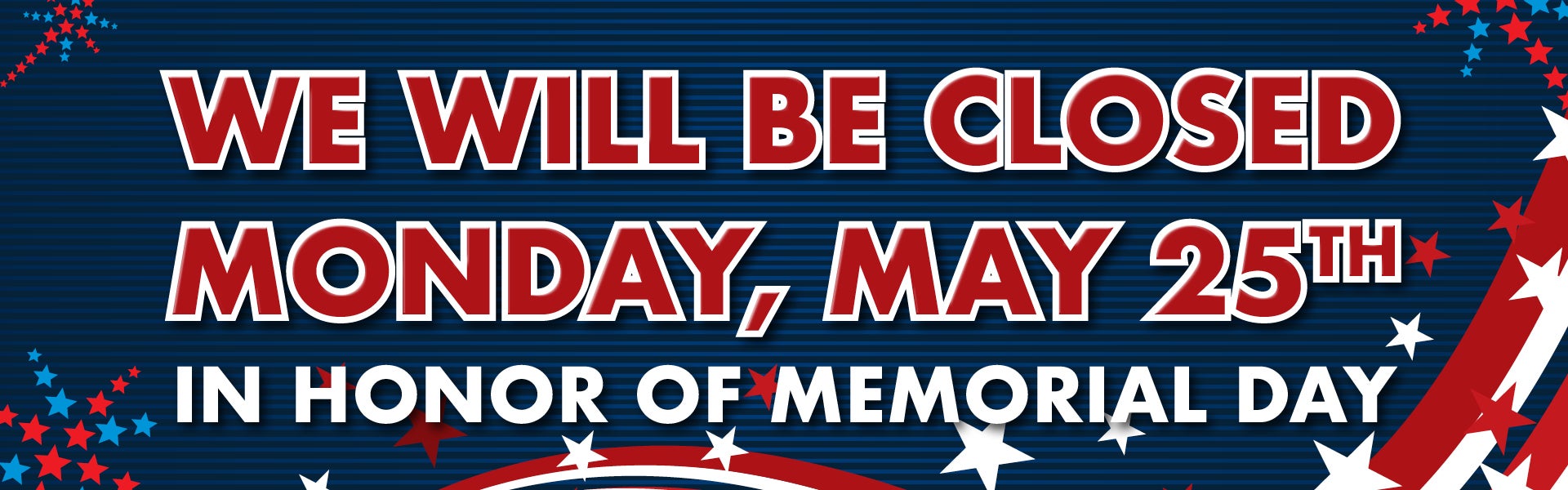 Memorial Day Hours